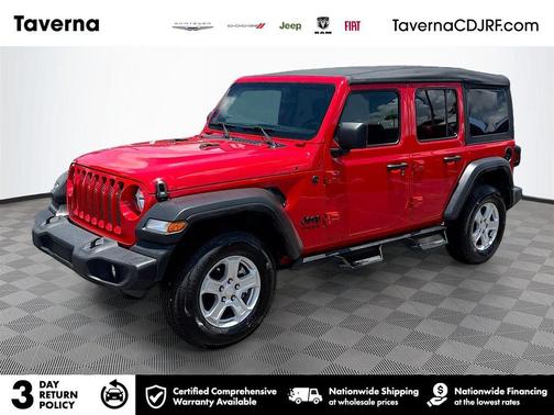 Firecracker Red Clearcoat 2022 Jeep Wrangler Unlimited Sport