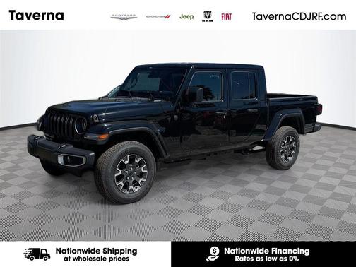 Black Clearcoat 2026 Jeep Gladiator Sahara 4x4
