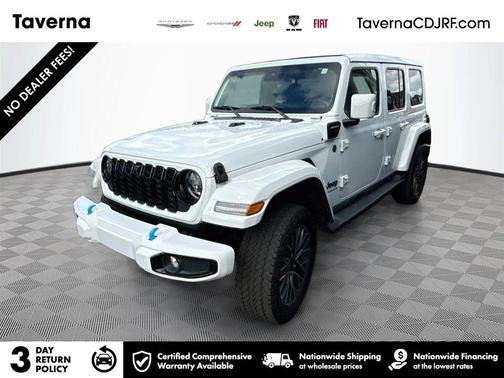 Bright White Clearcoat 2024 Jeep Wrangler 4xe High Altitude