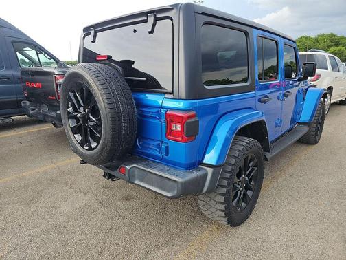 Hydro Blue Pearlcoat 2021 Jeep Wrangler Unlimited 4xe Sahara