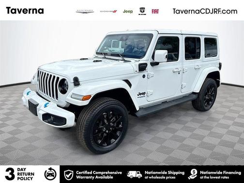 Bright White Clearcoat 2021 Jeep Wrangler Unlimited 4xe Sahara High Altitude
