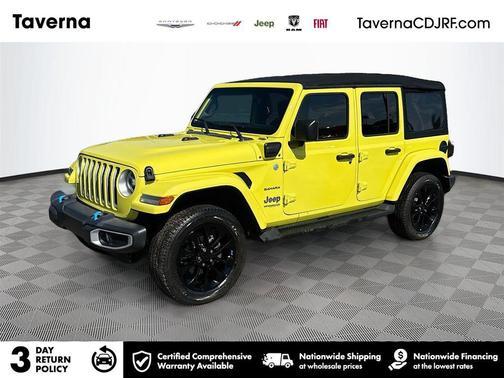 High Velocity Clearcoat 2022 Jeep Wrangler Unlimited 4xe Sahara