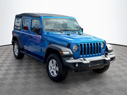 Hydro Blue Pearlcoat 2022 Jeep Wrangler Unlimited Sport