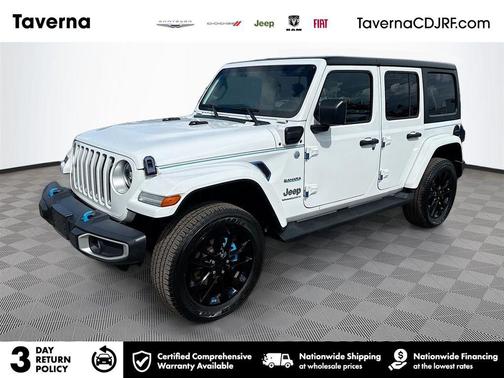 Bright White Clearcoat 2023 Jeep Wrangler 4xe Sahara
