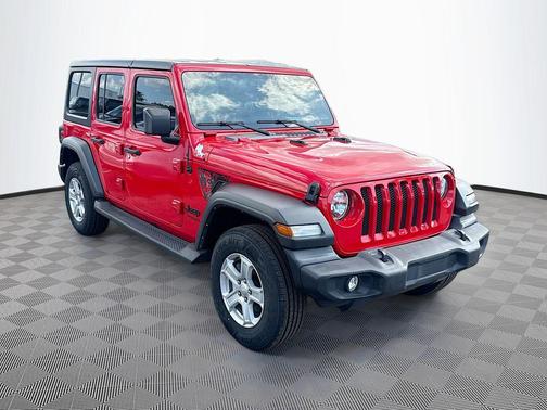 Firecracker Red Clearcoat 2022 Jeep Wrangler Unlimited Sport