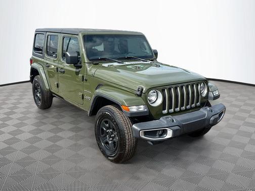 Green 2021 Jeep Wrangler Unlimited Sahara