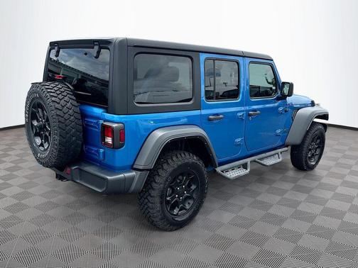 Hydro Blue Pearlcoat 2023 Jeep Wrangler 4xe Base