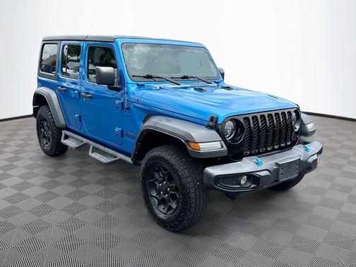 Hydro Blue Pearlcoat 2023 Jeep Wrangler 4xe Base