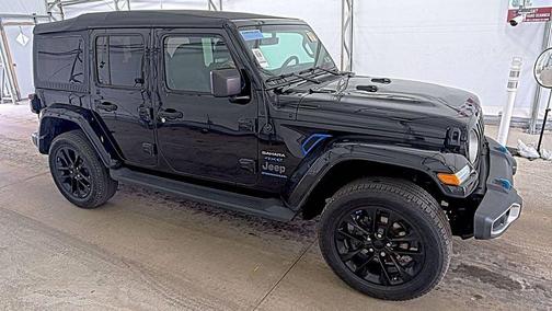 Black Clearcoat 2023 Jeep Wrangler 4xe Sahara