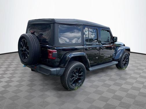 Black Clearcoat 2023 Jeep Wrangler 4xe Sahara