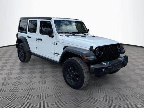 Bright White Clearcoat 2023 Jeep Wrangler 4xe Base