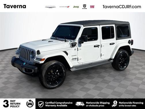 Bright White Clearcoat 2023 Jeep Wrangler 4xe Sahara