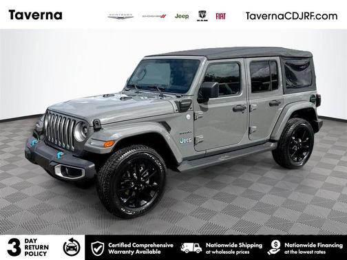 Sting-Gray Clearcoat 2023 Jeep Wrangler 4xe Sahara