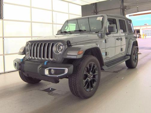 Sting-Gray Clearcoat 2023 Jeep Wrangler 4xe Sahara