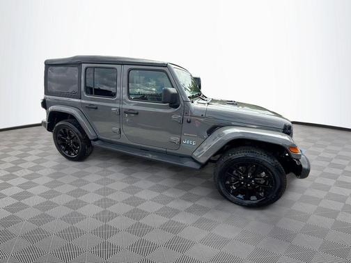 Sting-Gray Clearcoat 2023 Jeep Wrangler 4xe Sahara