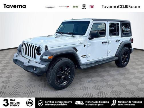 Bright White Clearcoat 2022 Jeep Wrangler Unlimited Sport Altitude