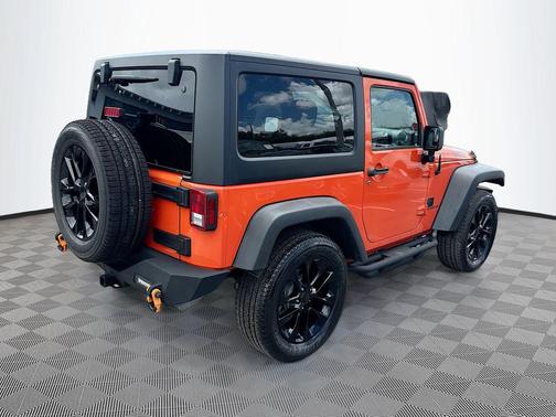 Sunset Orange Pearlcoat 2015 Jeep Wrangler Willys Wheeler