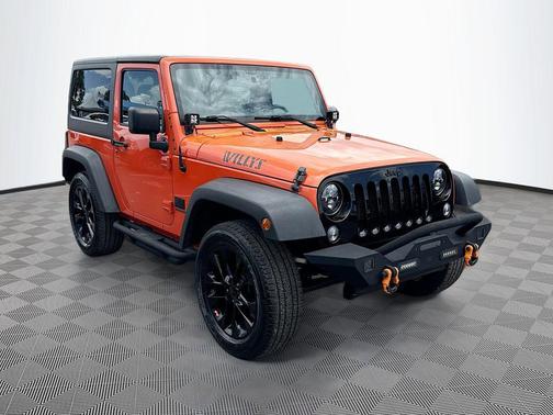 Sunset Orange Pearlcoat 2015 Jeep Wrangler Willys Wheeler