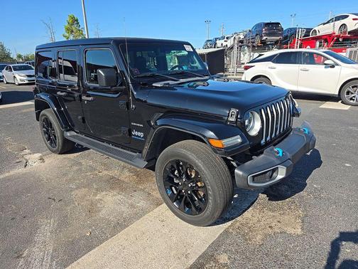 Black Clearcoat 2023 Jeep Wrangler 4xe Sahara
