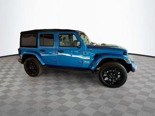 Hydro Blue Pearlcoat 2023 Jeep Wrangler 4xe Sahara