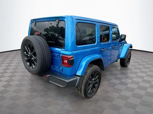 Hydro Blue Pearlcoat 2023 Jeep Wrangler 4xe Sahara