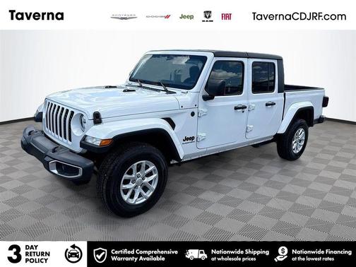Bright White Clearcoat 2023 Jeep Gladiator Sport S