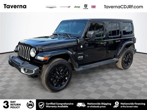 Black Clearcoat 2021 Jeep Wrangler Unlimited 4xe Sahara