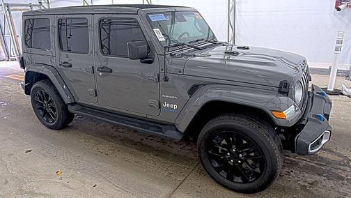 Sting-Gray Clearcoat 2023 Jeep Wrangler 4xe Sahara