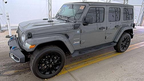 Sting-Gray Clearcoat 2023 Jeep Wrangler 4xe Sahara