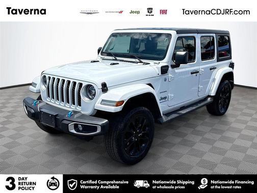 Bright White Clearcoat 2023 Jeep Wrangler 4xe Sahara