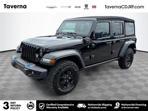 Black Clearcoat 2023 Jeep Wrangler 4xe Base