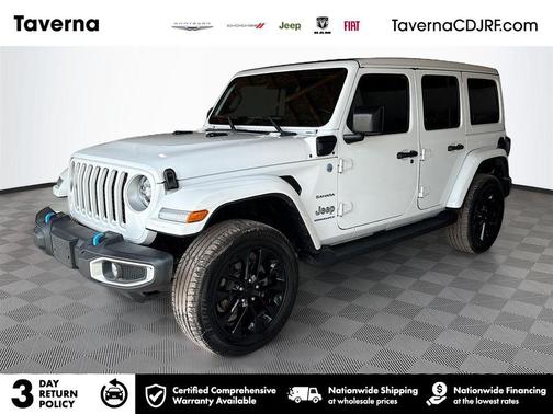 Bright White Clearcoat 2023 Jeep Wrangler 4xe Sahara