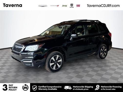 Crystal Black Silica 2018 Subaru Forester 2.5i Premium