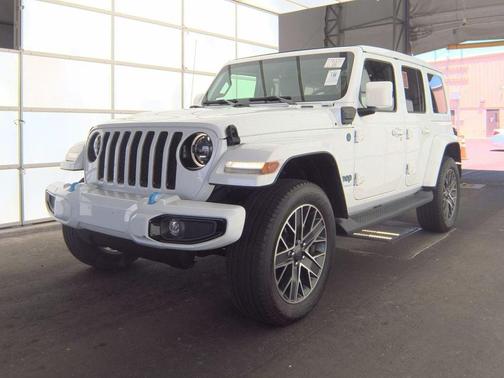Bright White Clearcoat 2023 Jeep Wrangler 4xe Sahara High Altitude
