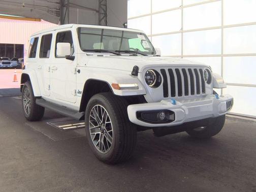 Bright White Clearcoat 2023 Jeep Wrangler 4xe Sahara High Altitude