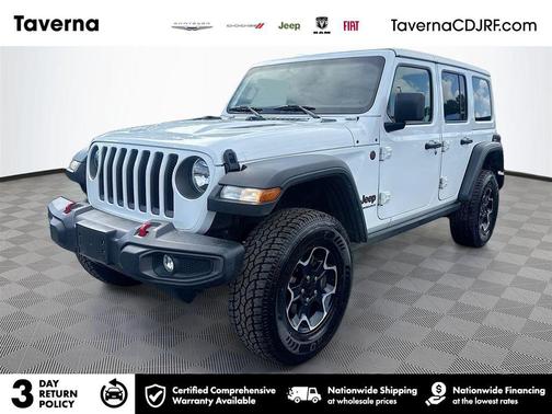 Bright White Clearcoat 2023 Jeep Wrangler Rubicon
