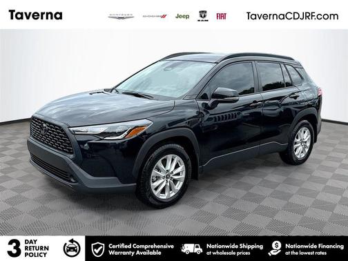 Jet Black 2024 Toyota Corolla Cross LE