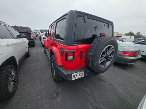 Firecracker Red Clearcoat 2023 Jeep Wrangler 4-Door Sahara 4x4