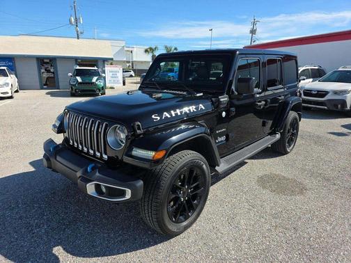 Black Clearcoat 2023 Jeep Wrangler 4xe Sahara