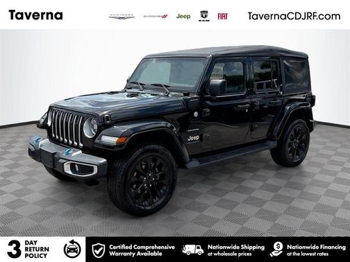 Black Clearcoat 2023 Jeep Wrangler 4xe Sahara