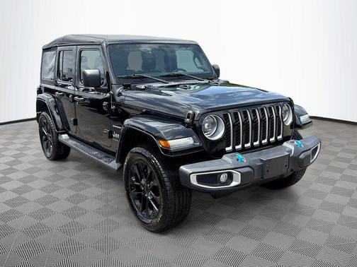 Black Clearcoat 2023 Jeep Wrangler 4xe Sahara