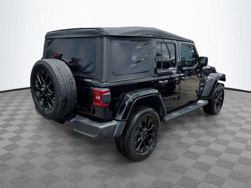Black Clearcoat 2023 Jeep Wrangler 4xe Sahara
