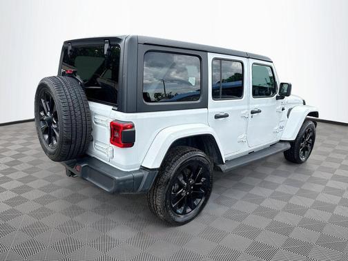Bright White Clearcoat 2023 Jeep Wrangler 4xe Sahara