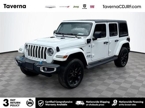 Bright White Clearcoat 2023 Jeep Wrangler 4xe Sahara
