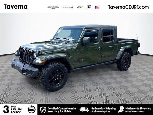 Sarge Green Clearcoat 2022 Jeep Gladiator Sport