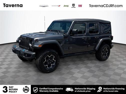Granite Crystal Metallic Clearcoat 2023 Jeep Wrangler 4xe Rubicon