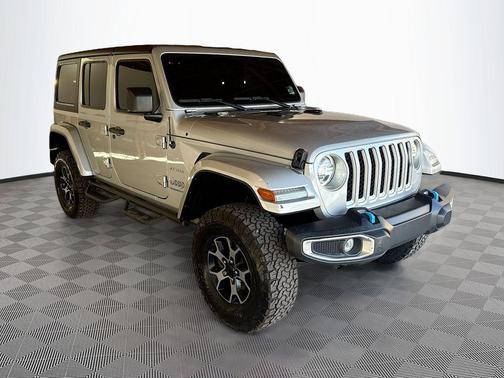 Silver Zynith Clearcoat 2023 Jeep Wrangler 4xe Sahara