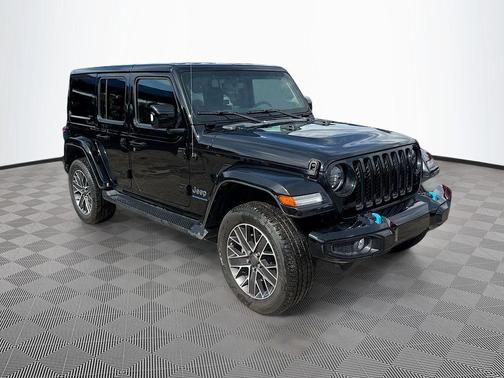 Black Clearcoat 2023 Jeep Wrangler 4xe Sahara High Altitude