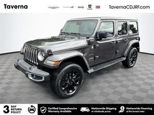 Granite Crystal Metallic Clearcoat 2021 Jeep Wrangler Unlimited 4xe Sahara