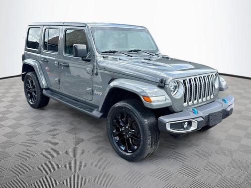 Sting-Gray Clearcoat 2023 Jeep Wrangler 4xe Sahara
